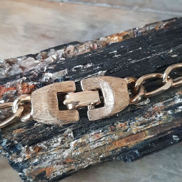 Sundance Heavy Gold Link Chain Necklace 30" - Picture 4 of 8